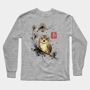 Dandelion owl Long Sleeve T-Shirt